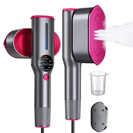 Vaporizador 2 en 1 con pantalla LCD y accesorios