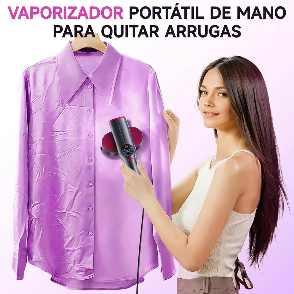 Vaporizador de prendas 2 en 1